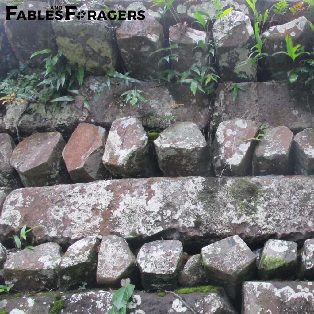 stone structure at nan madol archaeological site in micronesia